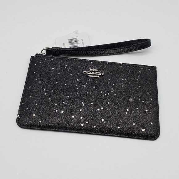 Coach Small Wristlet With Star Glitter - Picture 1 of 4